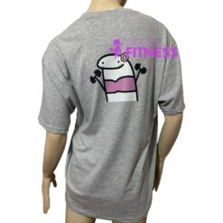 Polera Corte Recto Estampado Espalda Flork