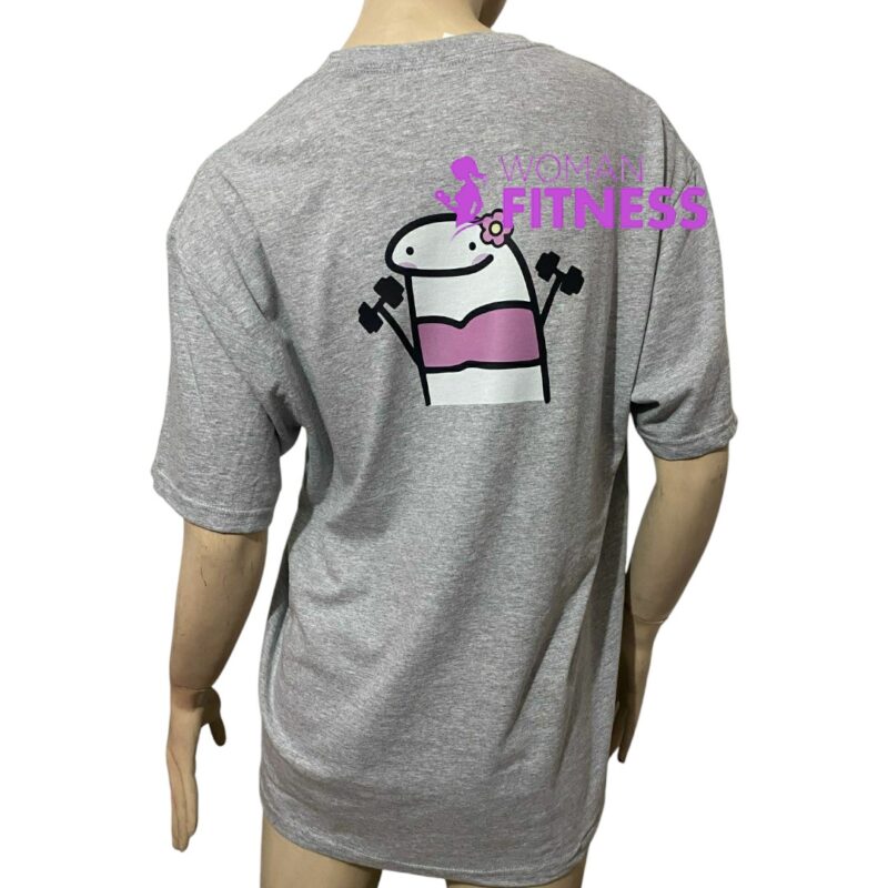 Polera Corte Recto Estampado Espalda Flork