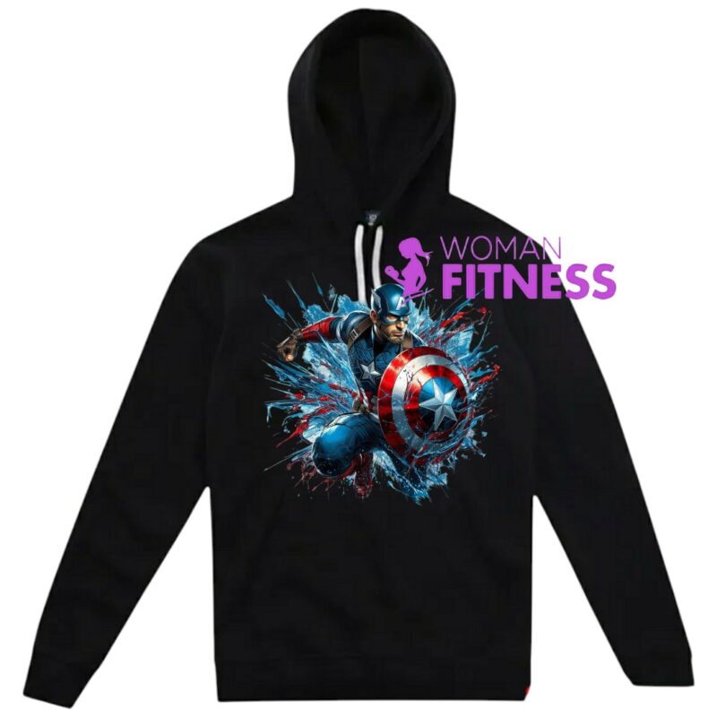 Poleron Hoodie Capitan America