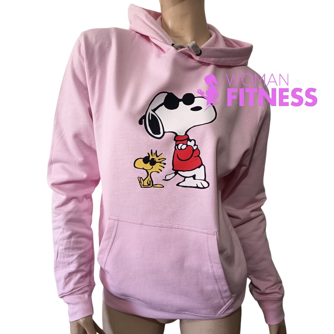 Poleron Hoodie Snoopy y Woodstock